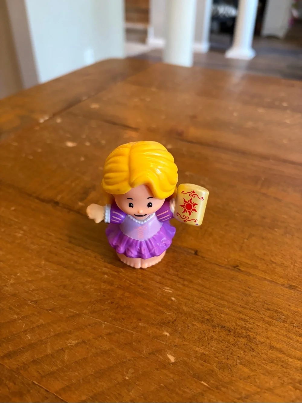 Fisher Price Little People Rapunzel with lantern as is